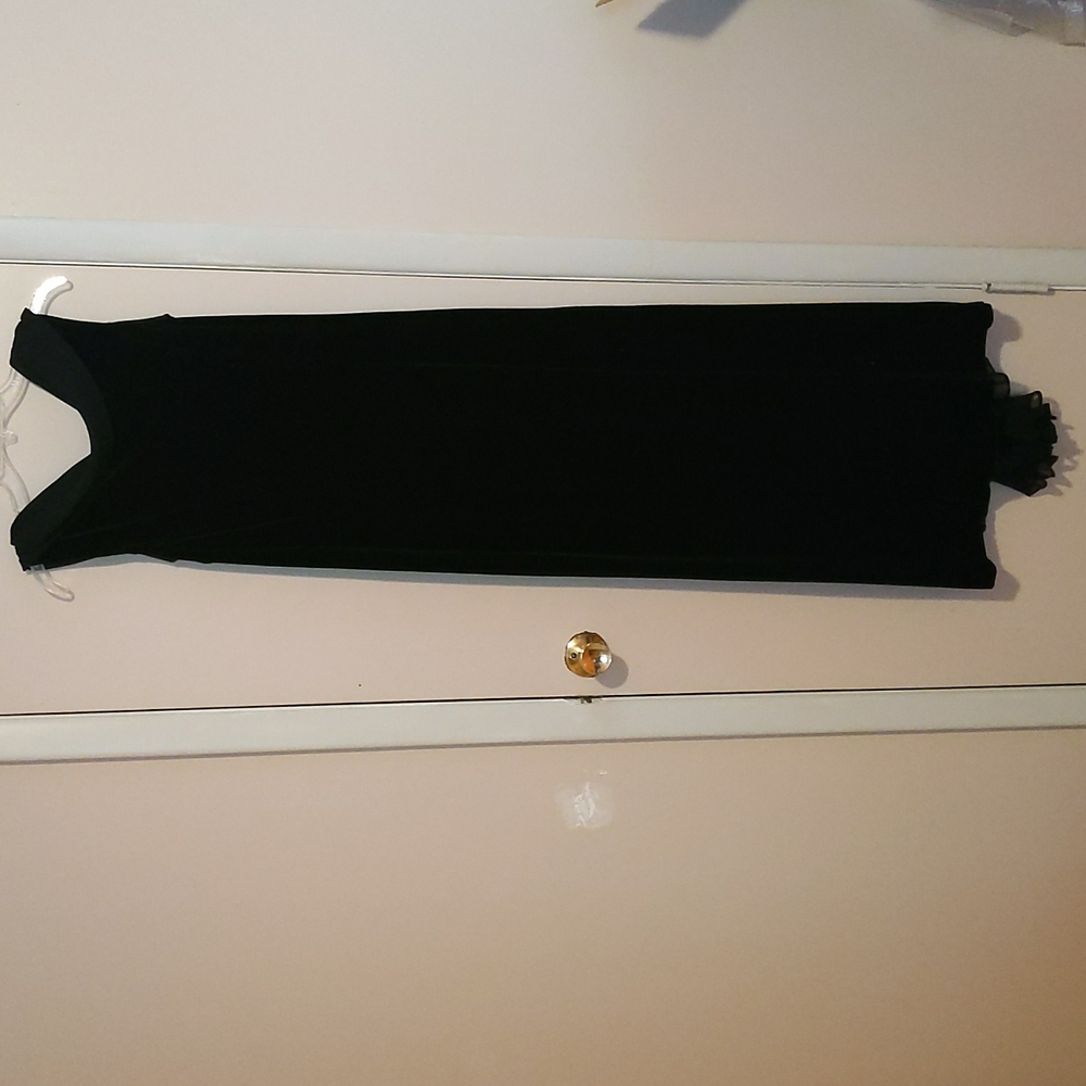 Black Velvet Evening Dress, 10
